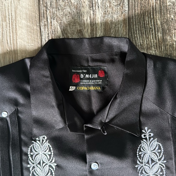D’ MEJÍA COPACABANA MEN GUAYABERA,  SIZE 46, USA 12 - Picture 10 of 14